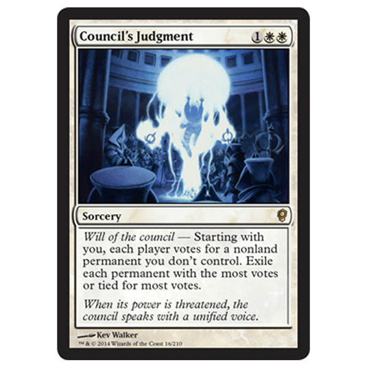 Magic the Gathering - Conspiracy - Council's Judgment - 16/210