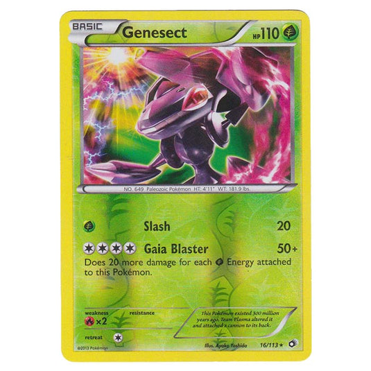 Pokemon - Black & White - Legendary Treasures - (Reverse Holo) Genesect - 16/113