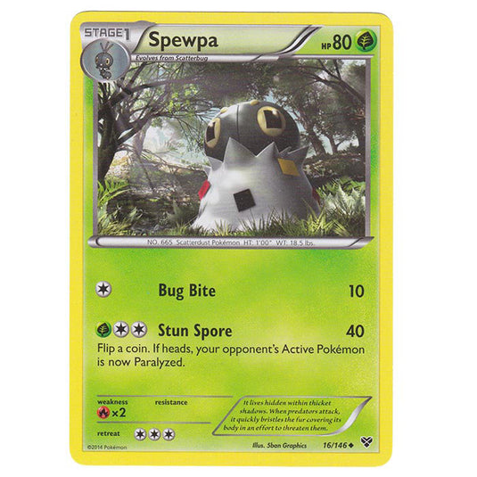 Pokemon - XY Base Set - Spewpa - 16/146