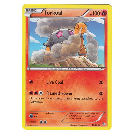 Pokemon - XY - Flashfire - Torkoal - 16/106