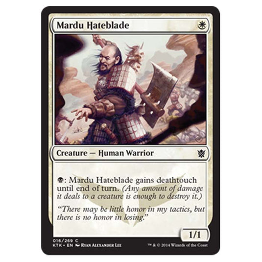 Magic the Gathering - Khans Of Tarkir - Mardu Hateblade - 16/269