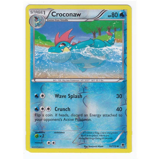 Pokemon - XY Phantom Forces - (Reverse Holo) - Croconaw - 16/119