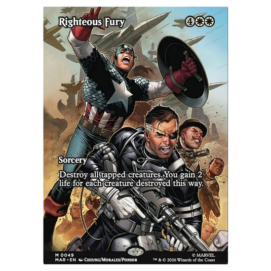 Magic The Gathering - Marvel Universe - Righteous Fury - 0049