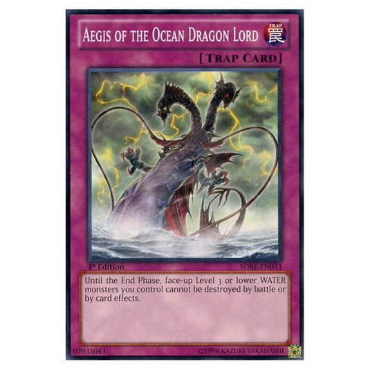 Yu-Gi-Oh! - Realm of the Sea Emperor Structure Deck - Aegis of the Ocean Dragon Lord (Common) SDRE-EN033