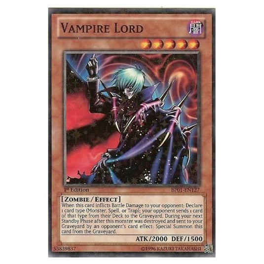Yu-Gi-Oh! - Battle Pack - Epic Dawn - Vampire Lord (Starfoil Rare) BP01-EN127