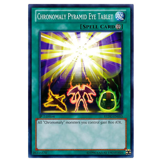 Yu-Gi-Oh! - Return of the Duelist - Chronomaly Pyramid Eye Tablet (Common) REDU-EN055