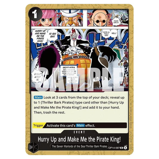 One Piece - OP14 - The Azure Sea's Seven - Hurry Up and Make Me the Pirate King! - OP14-097
