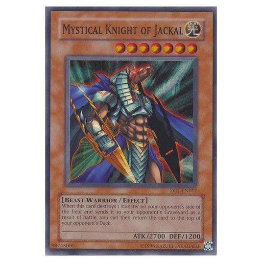 Yu-Gi-Oh! - Dark Revelation Volume 1 - Mystical Knight of Jackal (Super Rare) DR1-EN017