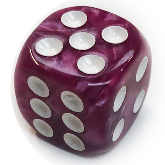 Blackfire Dice - Assorted D6 Dice 12mm Marbled Pink