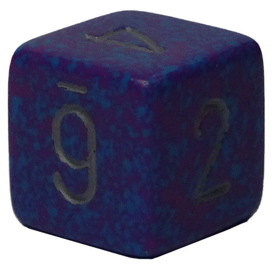 Chessex - Speckled 16mm D6 - Silver Tetra