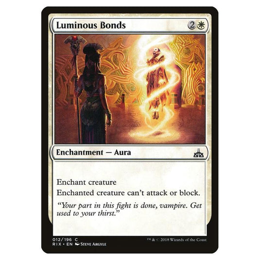 Magic The Gathering - Rivals Of Ixalan - Luminous Bonds - 12/196