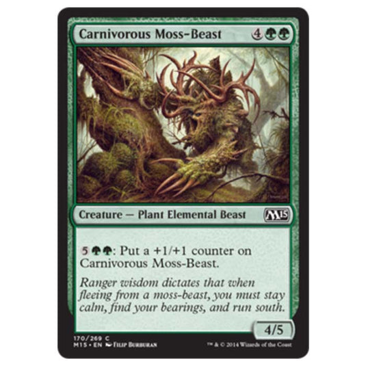 Magic the Gathering - M15 Core Set - Carnivorous Moss-Beast - 170/269