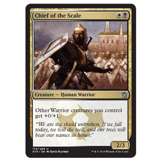 Magic the Gathering - Khans Of Tarkir - Chief of the Scale - 170/269