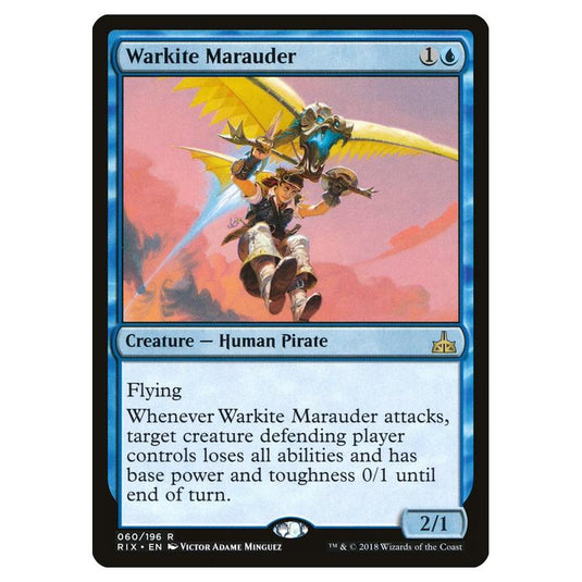 Magic The Gathering - Rivals Of Ixalan - Warkite Marauder - 60/196 (Foil)