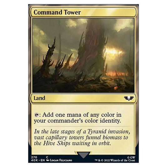 Magic The Gathering - Universes Beyond - Warhammer 40k - Command Tower - 270/168
