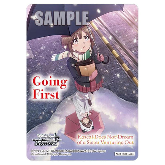 Weiss Schwarz - Rascal Does Not Dream of a Sister Venturing Out & Knapsack Kid - Going First