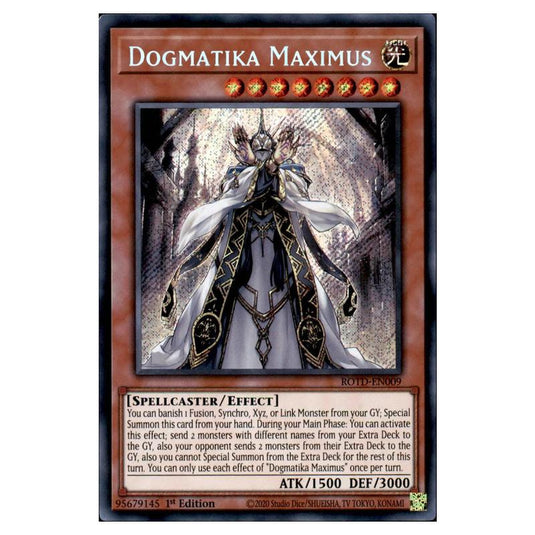 Yu-Gi-Oh! - Rise of the Duelist - Dogmatika Maximus (Secret Rare) ROTD-EN009