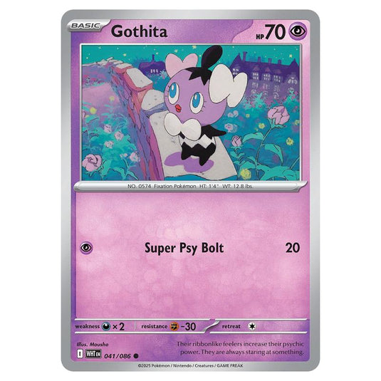 Gothita 041 card from the Pokemon set White Flare