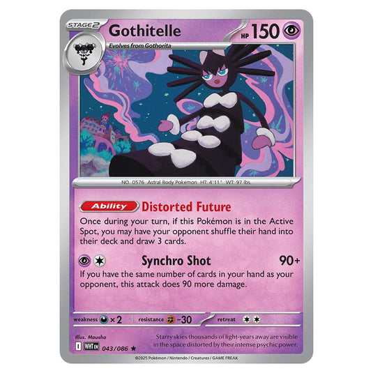 Gothitelle 043 card from the Pokemon set White Flare