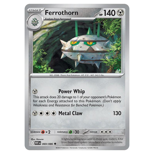 Ferrothorn 069 card from the Pokemon set White Flare