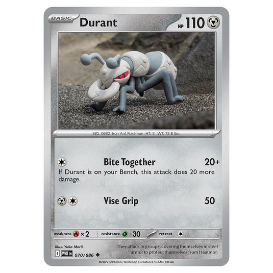 Durant 070 card from the Pokemon set White Flare