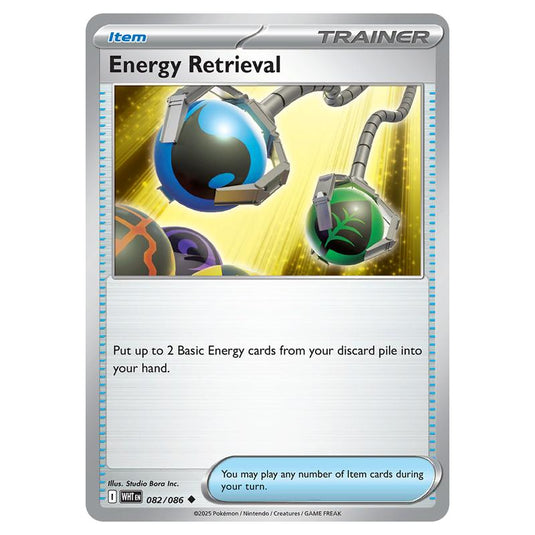 Energy Retrieval 082 card from the Pokemon set White Flare