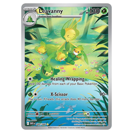 Leavanny 089 card from the Pokemon set White Flare