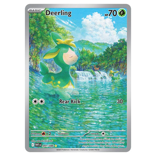 Deerling 091 card from the Pokemon set White Flare