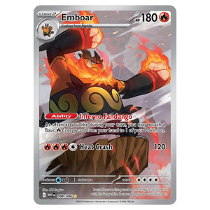 Pokemon - Scarlet & Violet - White Flare - Emboar - 098/086
