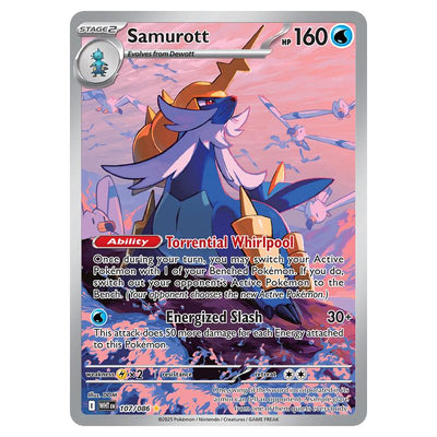 Pokemon - Scarlet & Violet - White Flare - Samurott - 107/086
