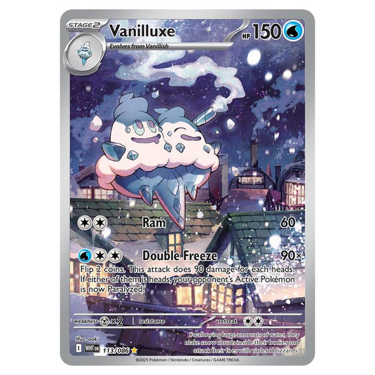Vanilluxe 113 card from the Pokemon set White Flare