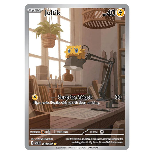 Joltik 116 card from the Pokemon set White Flare