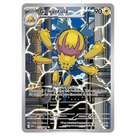 Galvantula 117 card from the Pokemon set White Flare