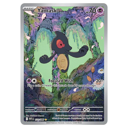 Yamask 122 card from the Pokemon set White Flare