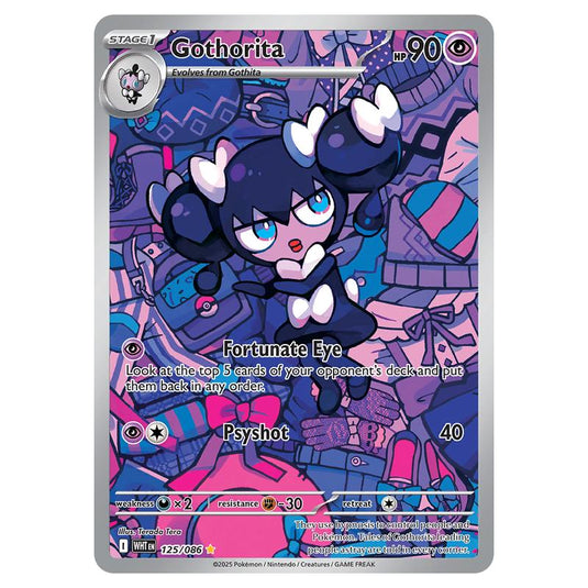 Gothorita 125 card from the Pokemon set White Flare