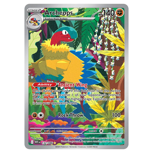 Archeops 132 card from the Pokemon set White Flare