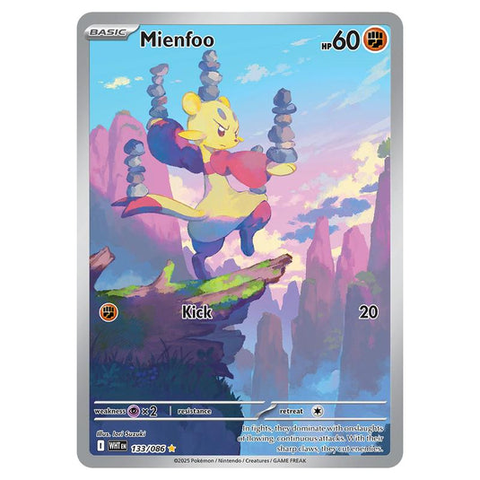 Mienfoo 133 card from the Pokemon set White Flare