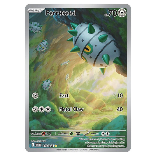 Ferroseed 148 card from the Pokemon set White Flare