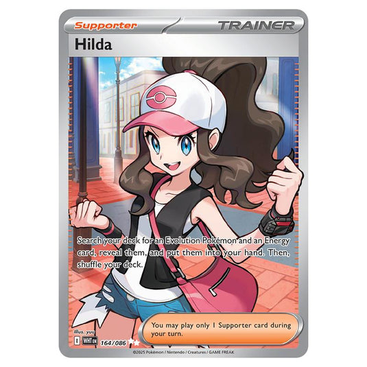 Hilda 164 card from the Pokemon set White Flare