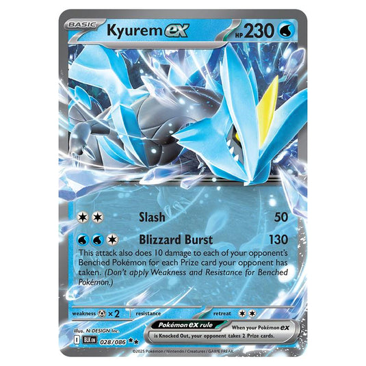 Pokemon - Kyurem ex - Oversized Card - 028/086