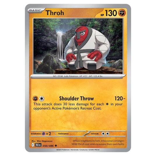 Throh 050 card from the Pokemon set Black Bolt