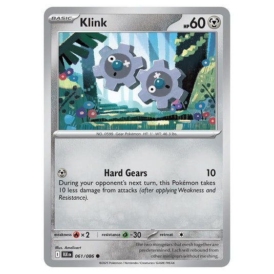 Klink 061 card from the Pokemon set Black Bolt