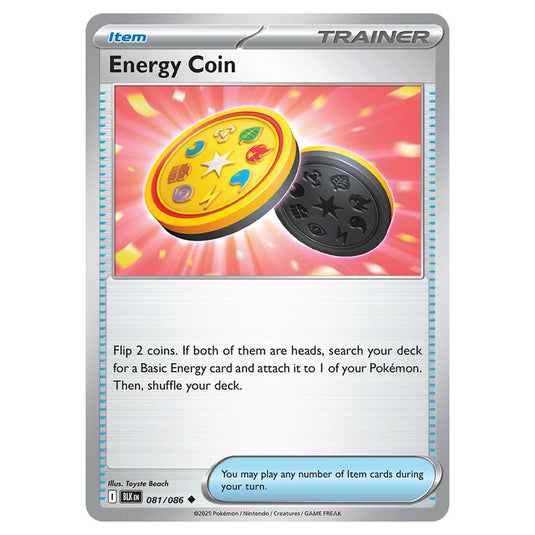 Energy Coin 081 card from the Pokemon set Black Bolt