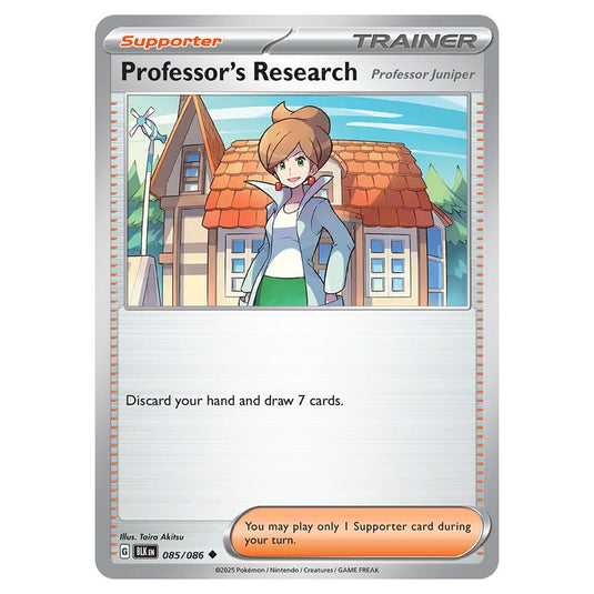 Professor's Research 085 card from the Pokemon set Black Bolt