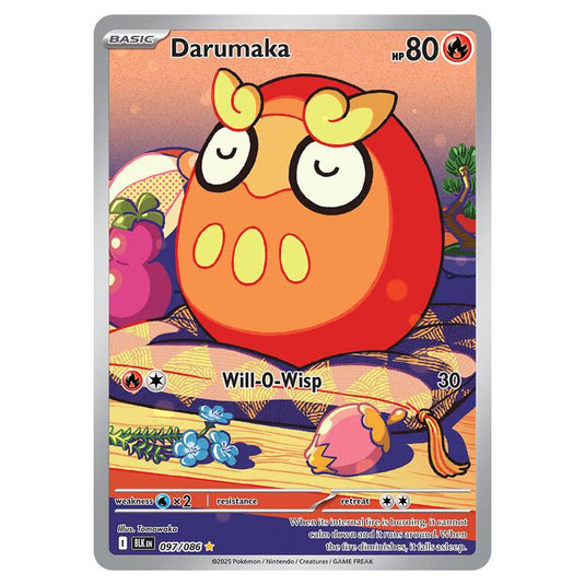 Darumaka 097 card from the Pokemon set Black Bolt
