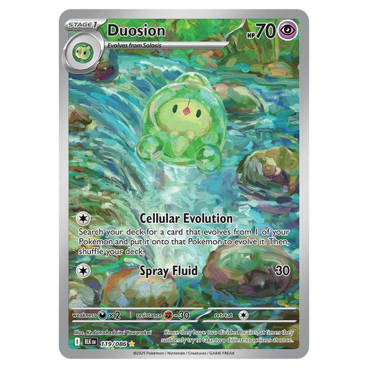Duosion 119 card from the Pokemon set Black Bolt