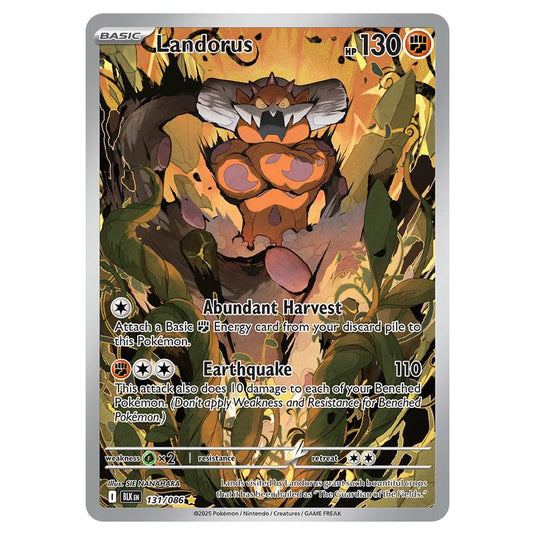 Landorus 131 card from the Pokemon set Black Bolt