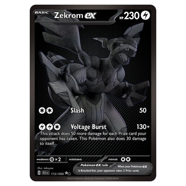 Pokemon - Scarlet & Violet - Black Bolt - Zekrom ex
