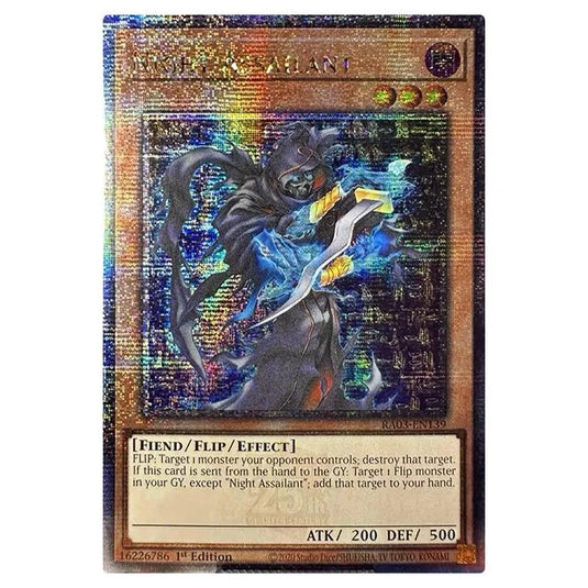 Yu-Gi-Oh! - Quarter Century Bonanza - Night Assailant (Quarter Century Secret Rare) RA03-EN139