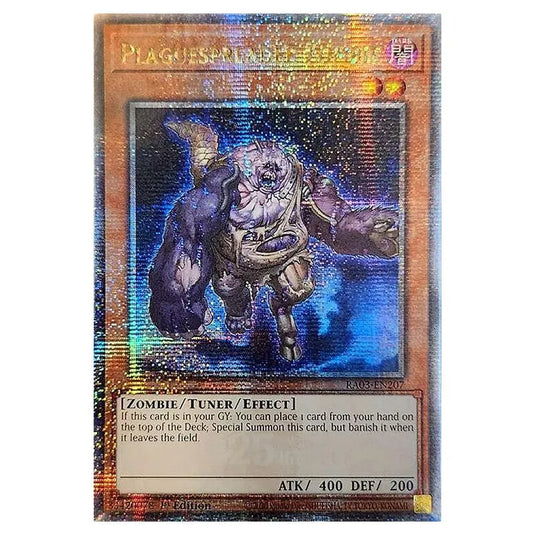 Yu-Gi-Oh! - Quarter Century Bonanza - Plaguespreader Zombie (Quarter Century Secret Rare) RA03-EN207